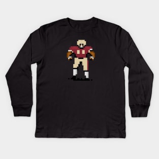 16-Bit Football - Chestnut Hill Kids Long Sleeve T-Shirt